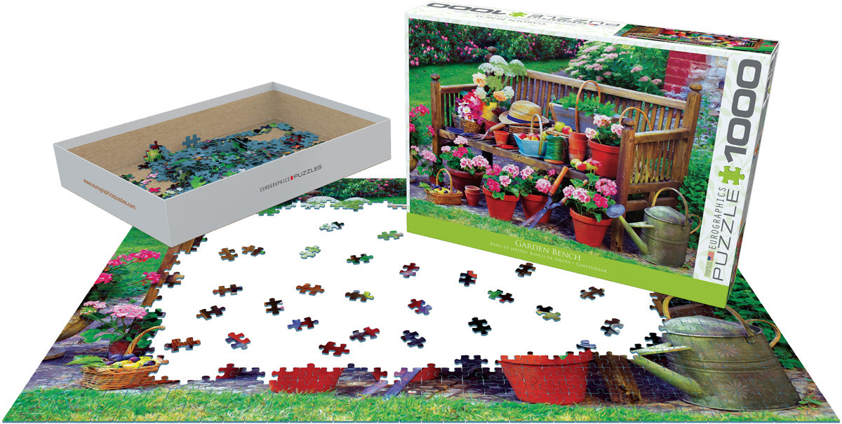 EuroGraphics Garden Bench Puzzle - 1000Pcs