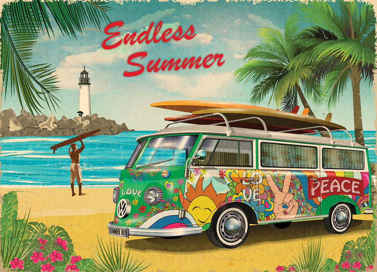 eurographics-vw-endless-summer-puzzle-1000pcs - 2