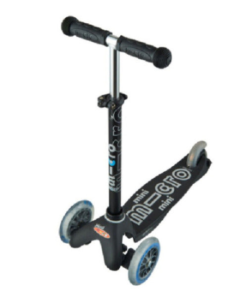 Micro Mini Deluxe Scooter - Black and Grey - Laadlee