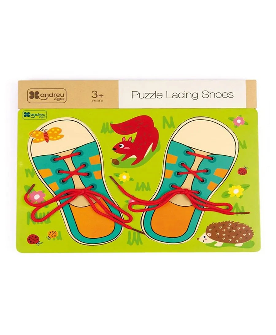 Andreu Toys Puzzle Lacing Shoes - Laadlee