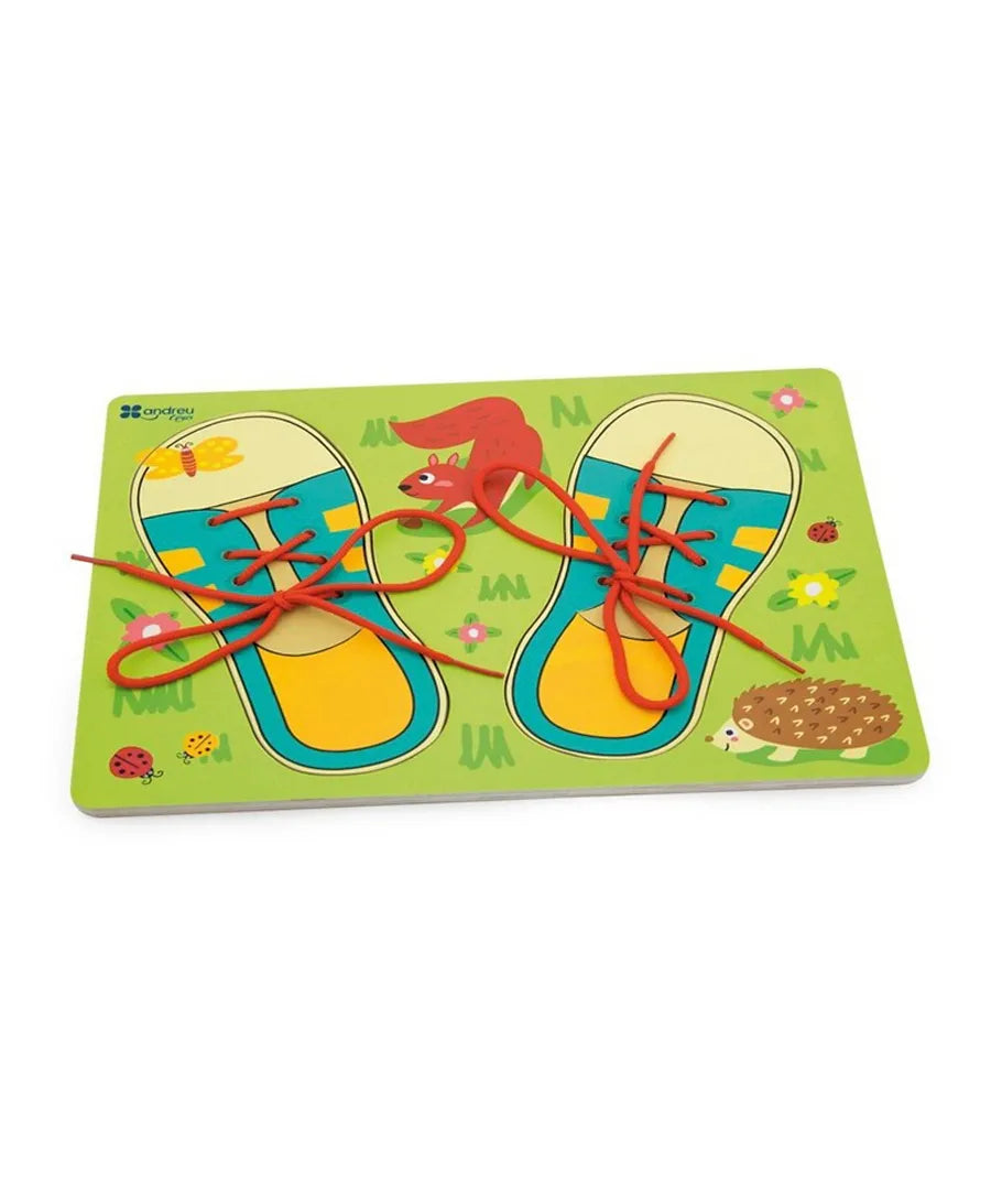 Andreu Toys Puzzle Lacing Shoes - Laadlee