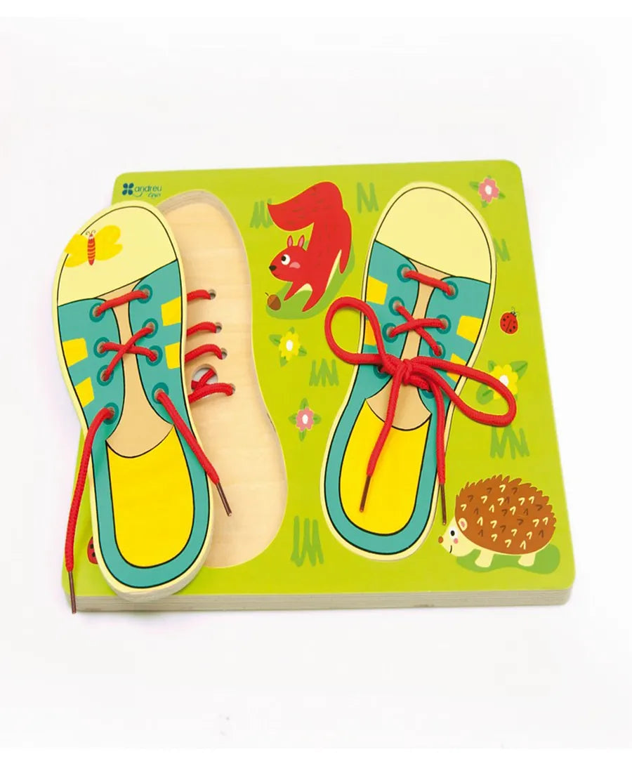 Andreu Toys Puzzle Lacing Shoes - Laadlee