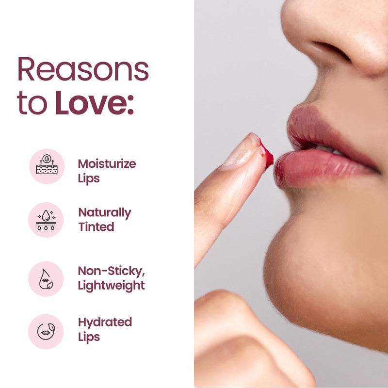 Mother Sparsh Rose & Beetroot Lip Balm - 12ml - Laadlee