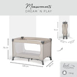 Hauck Travel Cots Dream N Play - Beige