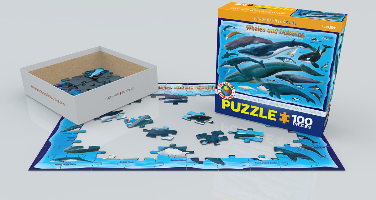 EuroGraphics Whales & Dolphins - 100Pcs