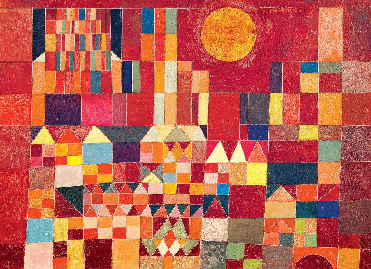 EuroGraphics Castle and Sun by Paul Klee - 100Pcs