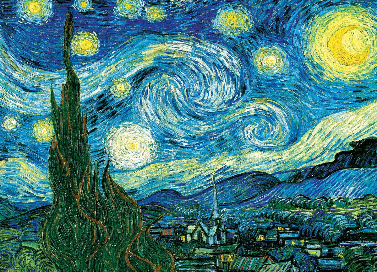 EuroGraphics Starry Night by Vincent Van Gogh - 100Pcs