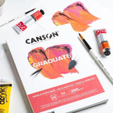 Canson XL Oil And Acrylic Spiral Pad A3 30 Sheets 290GSM