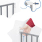 Badabulle Safe & Protect XL Safety Gate - Grey - Laadlee