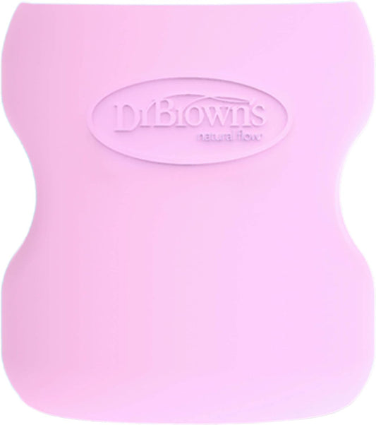 Dr. Brown's Wide Neck Glass Bottle Sleeve 270ml - Pink
