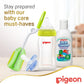 Pigeon Plastic Wide Neck Feeding Bottle 240ml  - Assorted