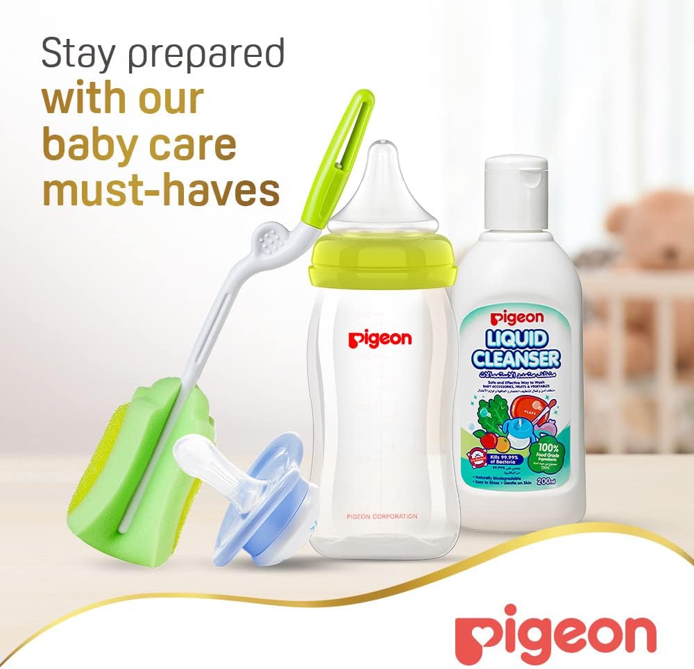 Pigeon Plastic Wide Neck Feeding Bottle 240ml  - Assorted