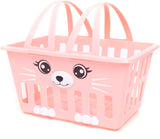 Zoo Troop Kitty Basket With 16 Pcs Of Playfood & 7 Pcs Food Boxes - Laadlee