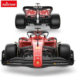 Power Joy Vroom Vroom Remote Control Ferrari F1-75 1/18 Battery Operated
