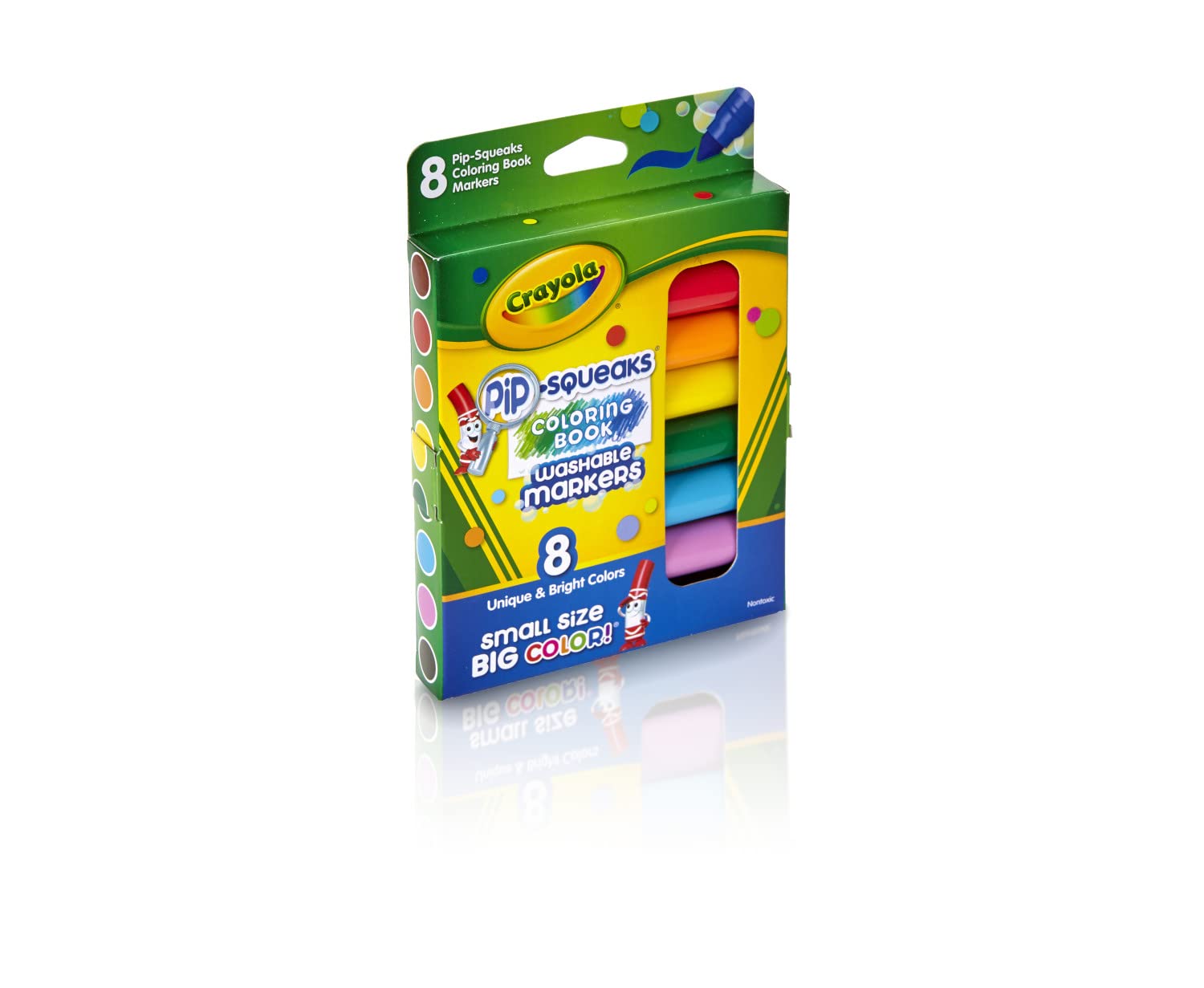 Crayola  Unique & Bright Pip-Squeaks Washable Markers - Pack of 8 - Laadlee