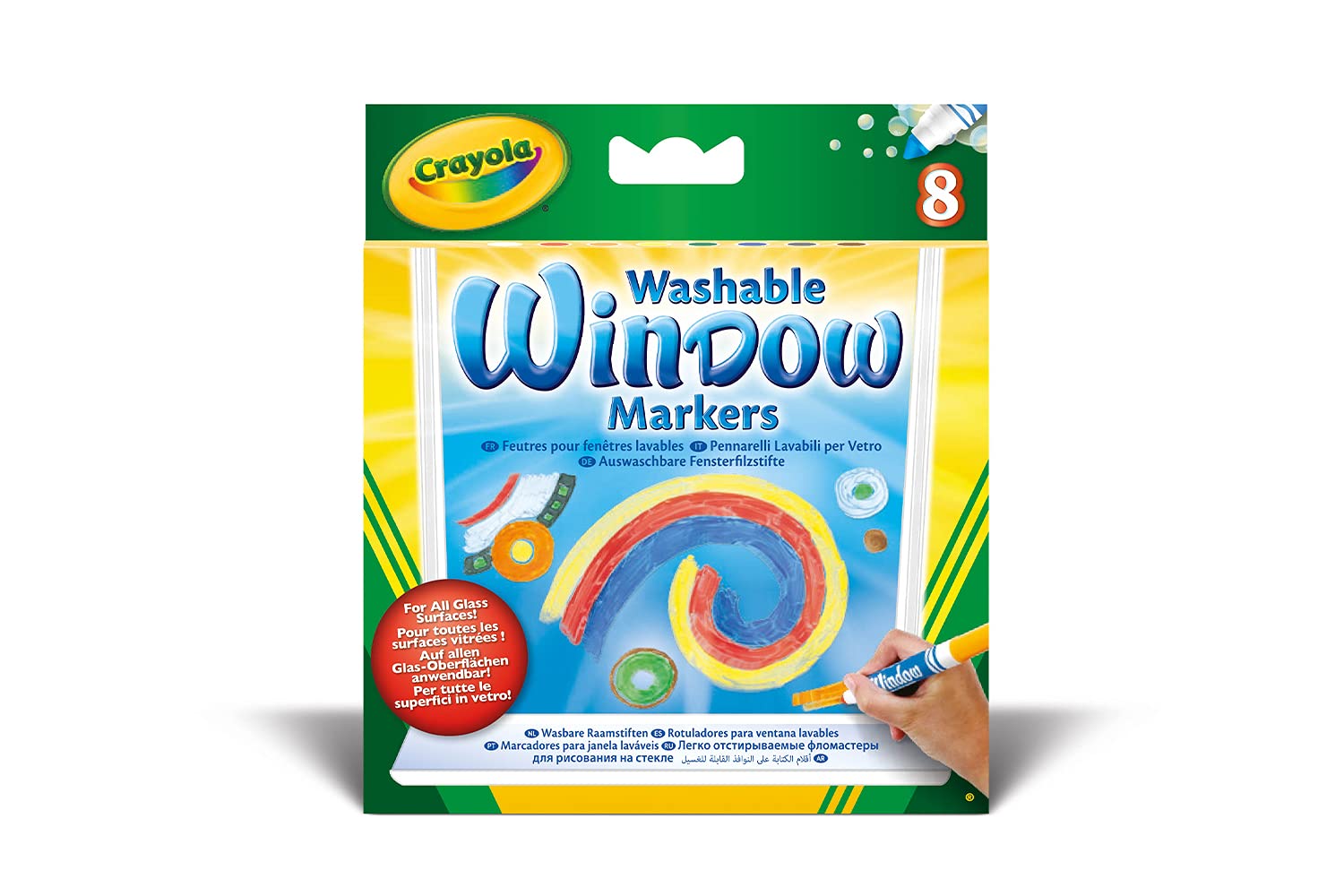 Crayola Window Markers - Pack of 8 - Laadlee