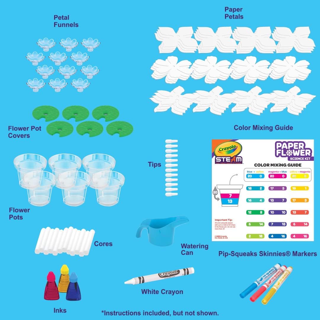 Crayola Paper Flower Science Kit - Laadlee