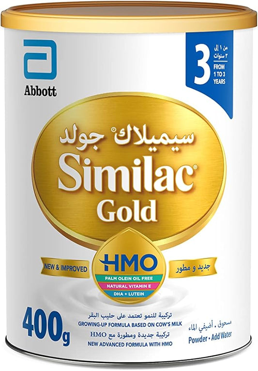 Similac Gold 3 HMO Growing-Up Formula Milk - 400gm