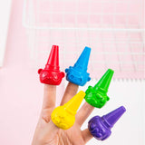 Deli Finger Crayon 6 Colors EC20790