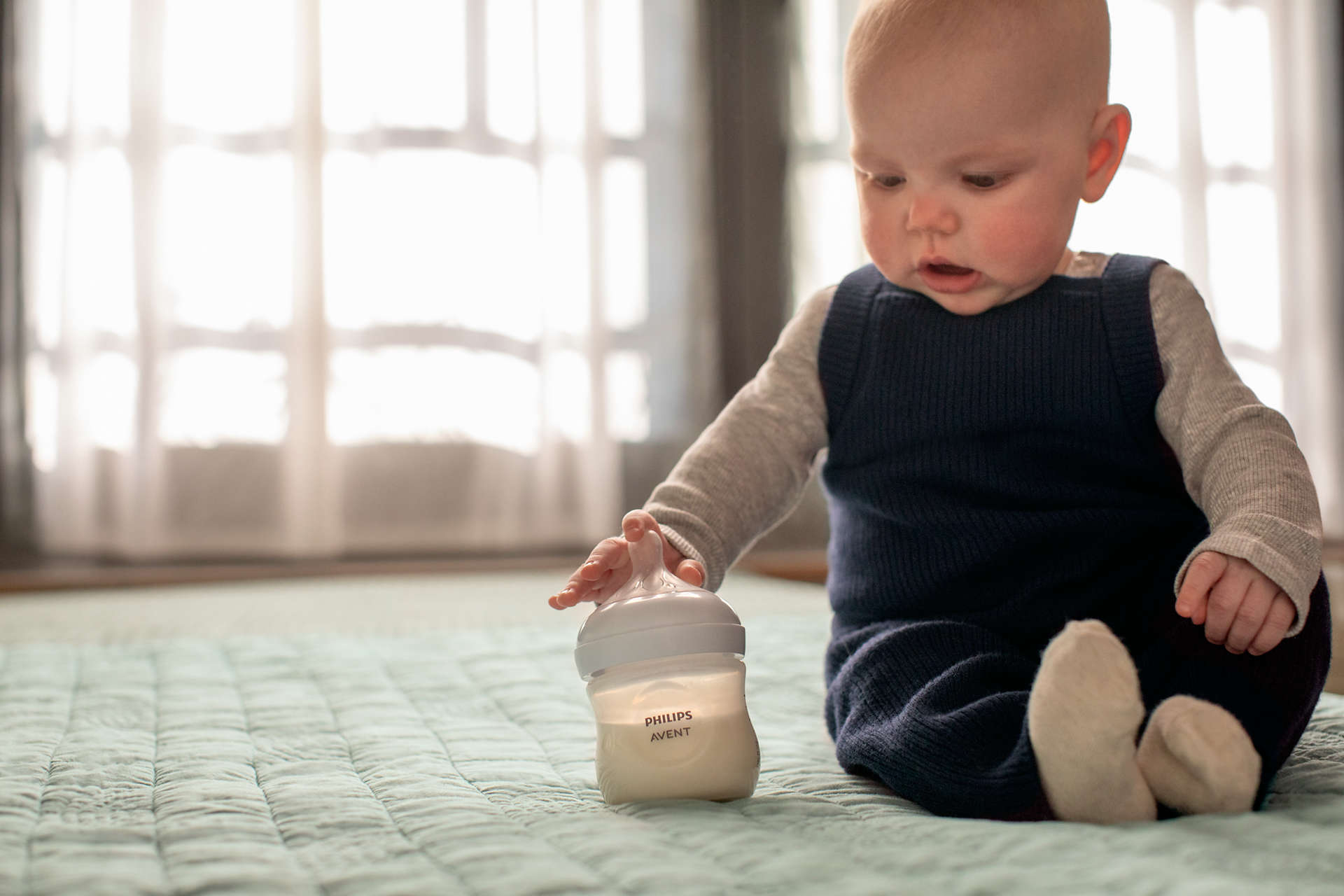 Philips Avent Natural 3.0 Feeding Newborn Gift Set W/ 3 Bottles - Laadlee