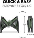 Hauck Play N Relax Center Travel Cot - Dark Green