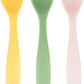 Badabulle Soft Baby Spoons Pastel - Set of 3 - Laadlee