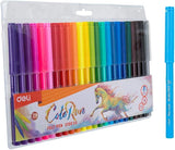 Deli Felt Pen 24 Colors Assorted EC10023