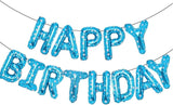 Brain Giggles Blue 16 Inch Happy Birthday Foil Balloons Banner