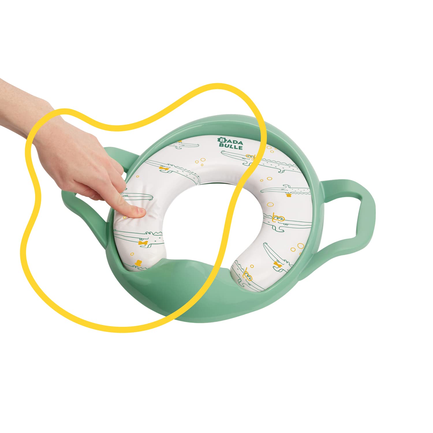 Badabulle Comfort Toilet Training Seat With Handle - Laadlee