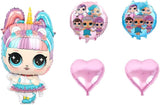 Brain Giggles LOL Birthday Decorations for Girls - Pink - 5 Pcs
