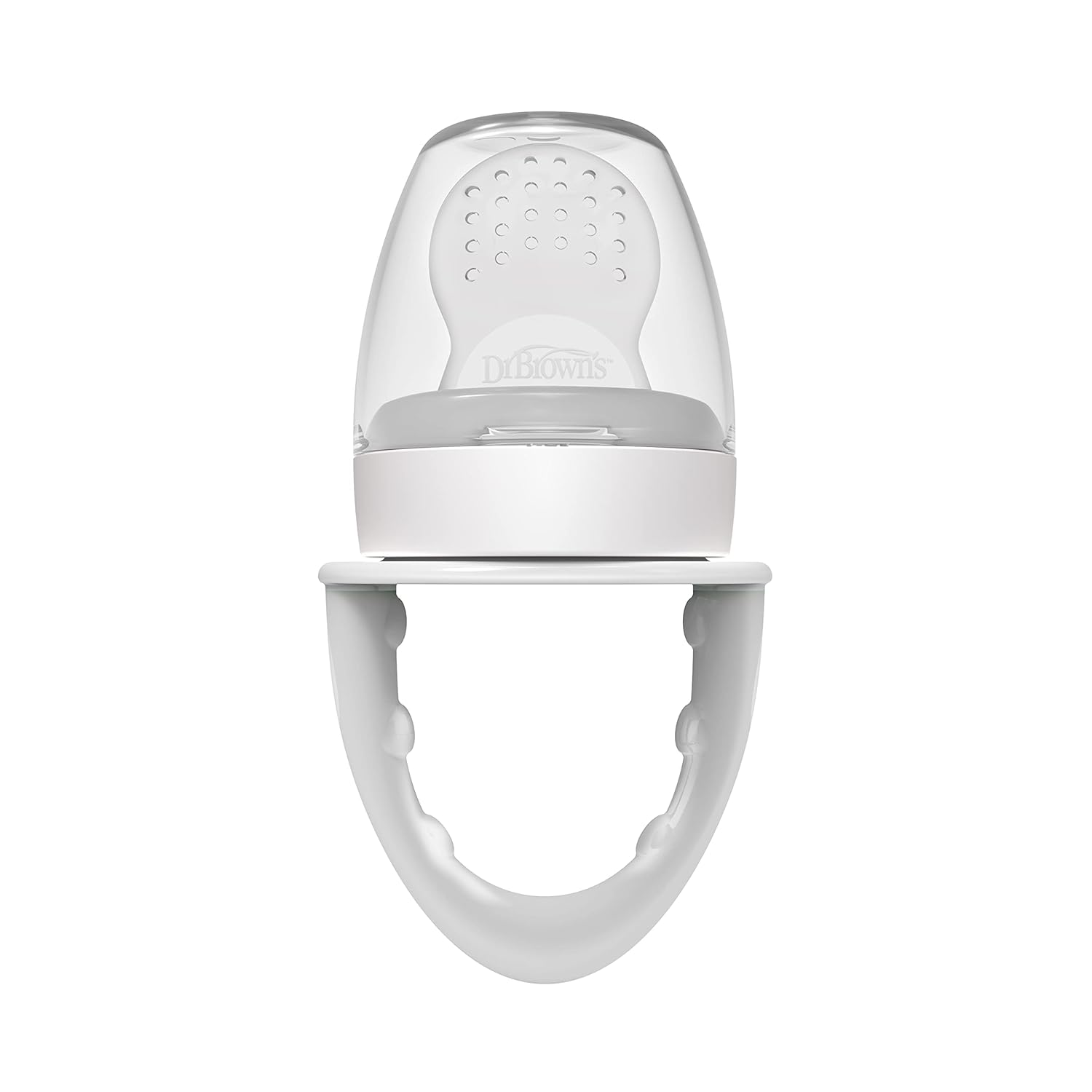 Dr. Brown's Fresh Firsts Silicone Feeder - Grey - Laadlee