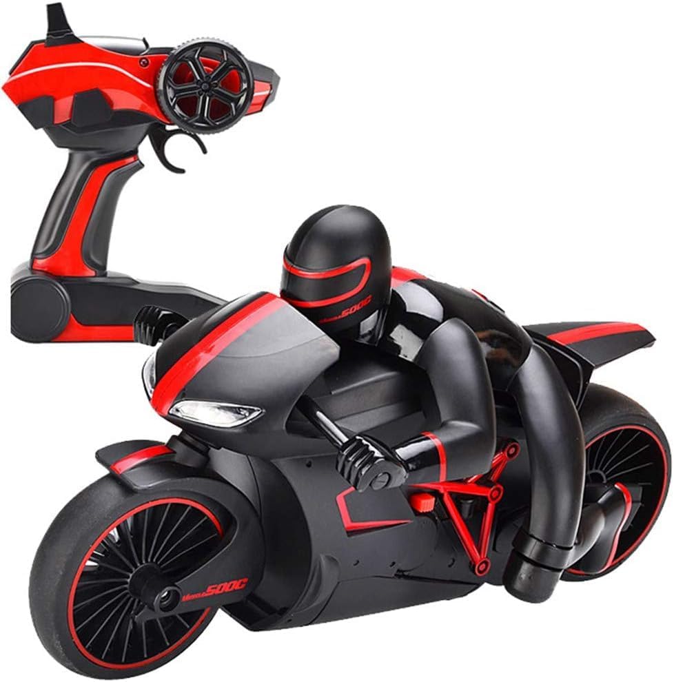 Crazon 2.4G High Speed R/ C Motorcycle - Red/ Green - Laadlee
