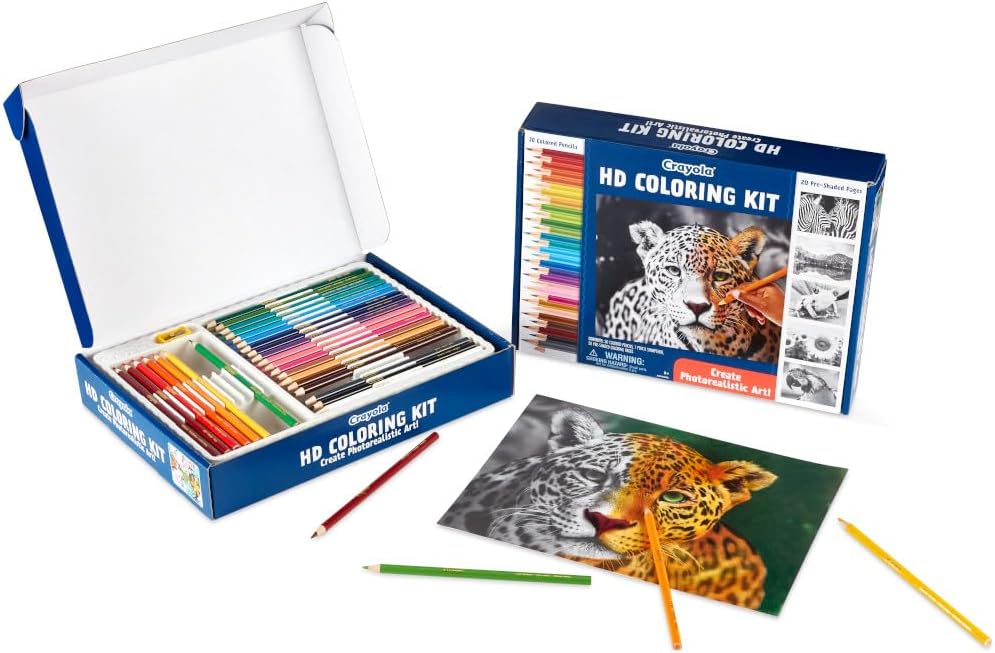 Crayola HD Coloring Kit - Pack of 50 - Laadlee