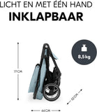 Hauck Shop N Care Lightweight and foldable pushchair - Dusty Blue