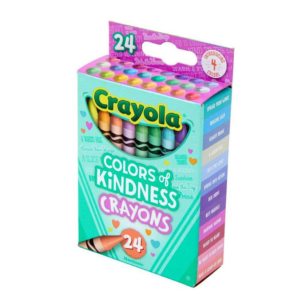 Crayola Colors of Kindness Special Edition Crayons - Pack of 24 - Laadlee