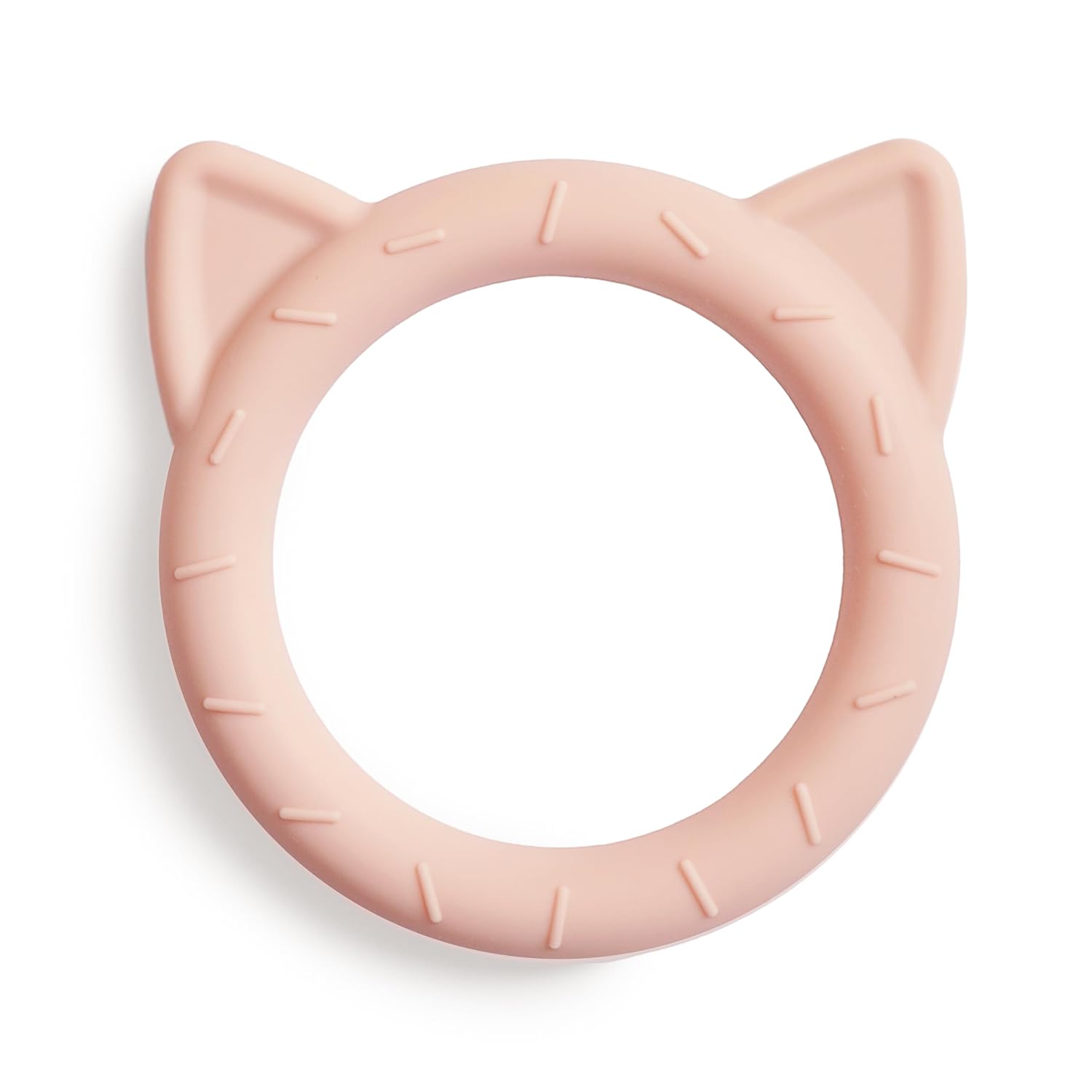 Mushie Teether Cat Blush - Laadlee