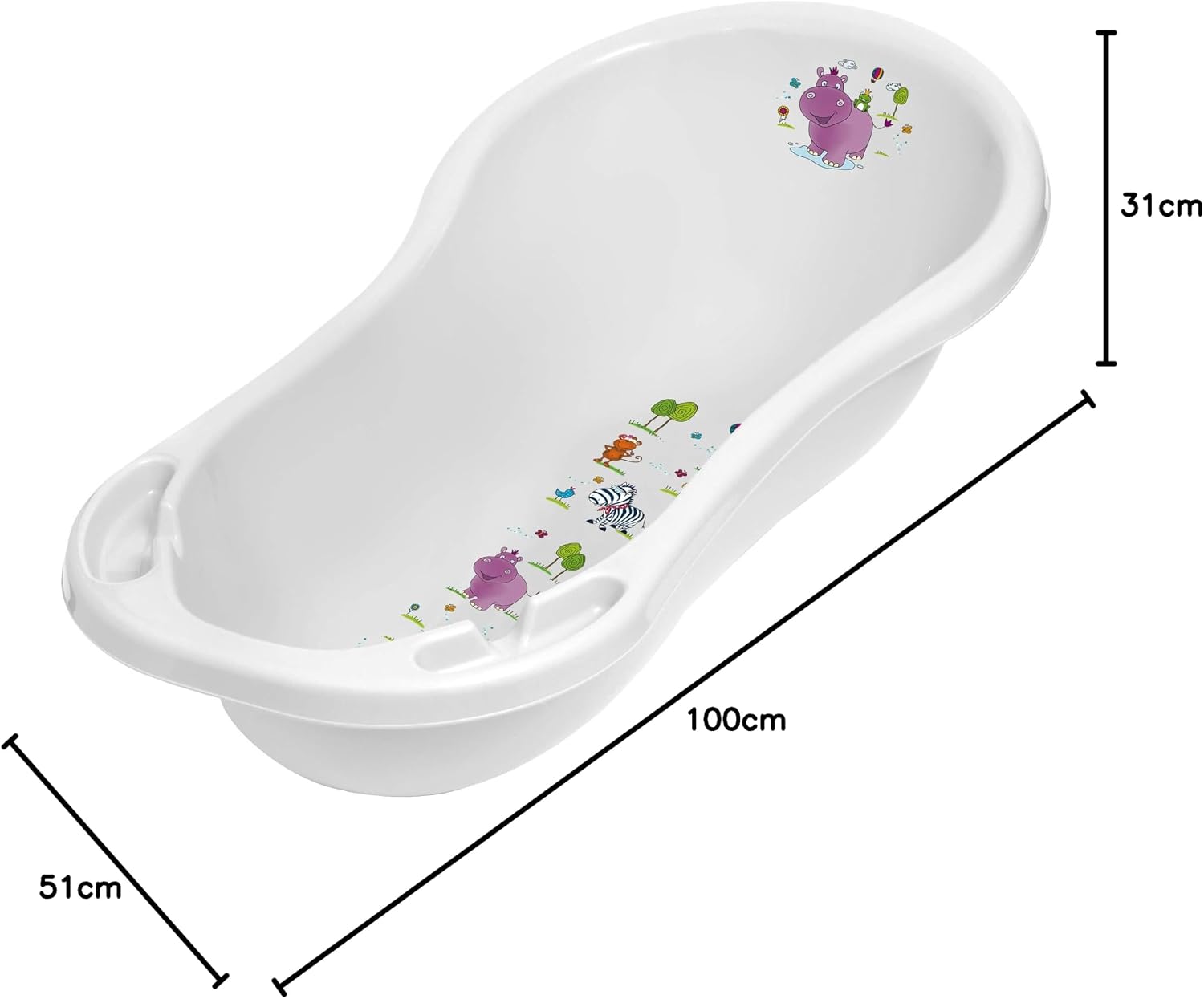 keeeper-hippo-baby-bath-84cm-white-
