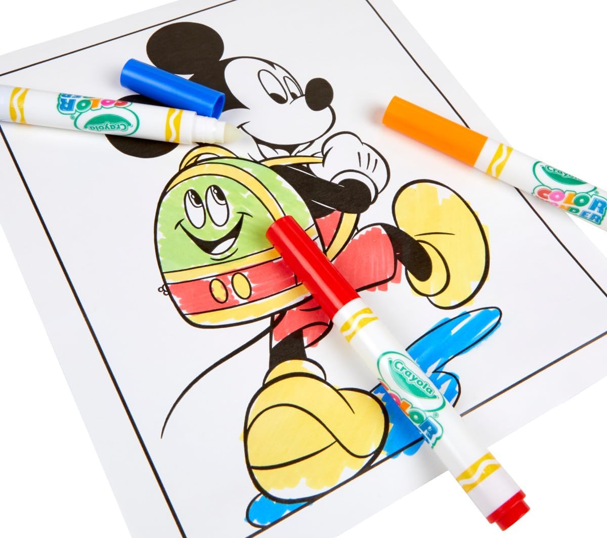 Crayola Color Wonder Coloring Pad and Markers - Mickey Mouse Roadster Racers - Laadlee