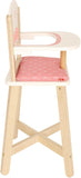 Hape Play Doll Wooden Highchair