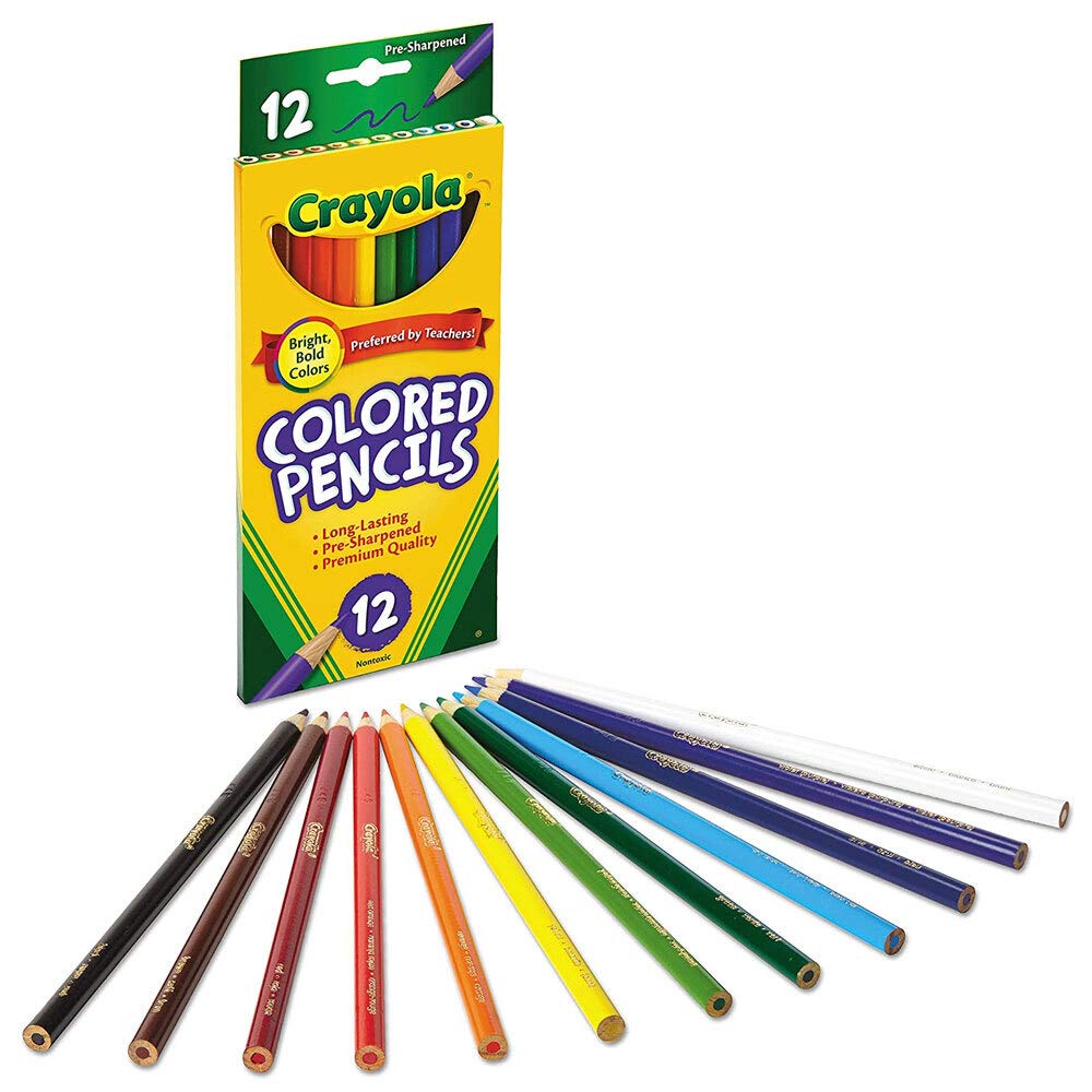 Crayola Colored Long Pencils - Pack of 12 - Laadlee