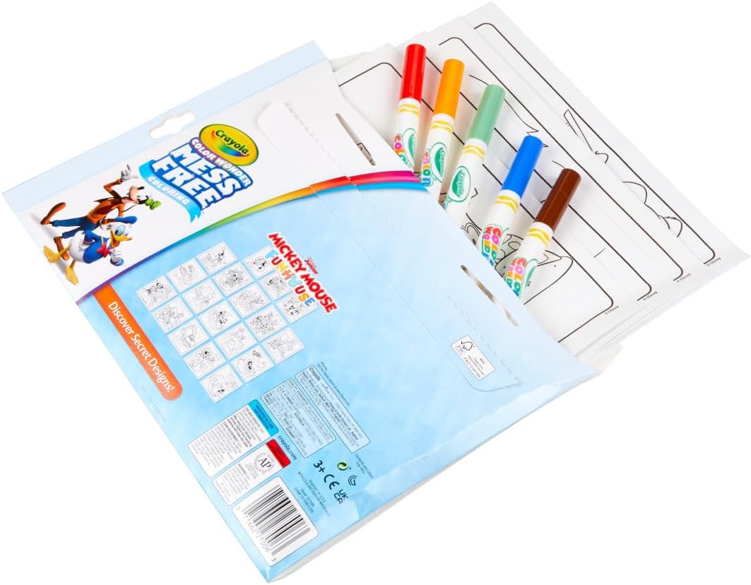 Crayola Color Wonder Coloring Pad and Markers - Mickey Mouse Roadster Racers - Laadlee