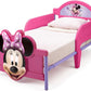 Delta Children Minnie Mouse 3D Footboard Toddler Bed With Guardrail