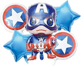 Brain Giggles Marvel Avengers Foil Balloon Bundle - 5 Pcs