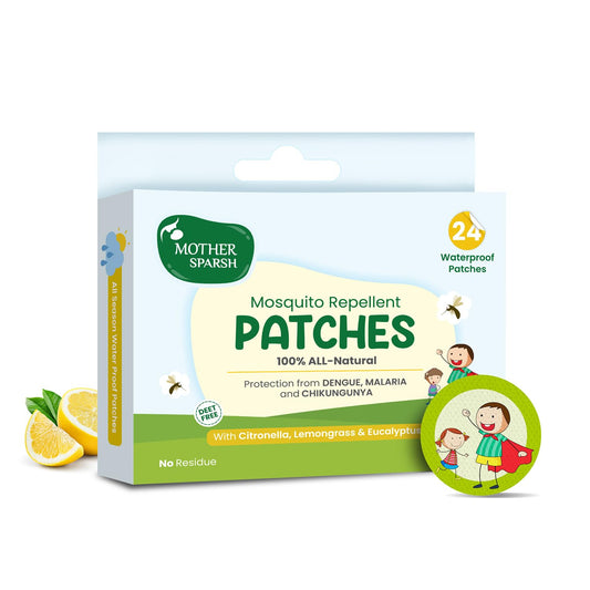 Mother Sparsh Natural Insect Repellent Patches for Babies - Pack of 24
