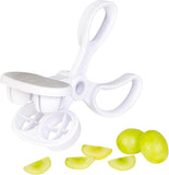 Ubbi Dual Grape Cutter - Gray/White