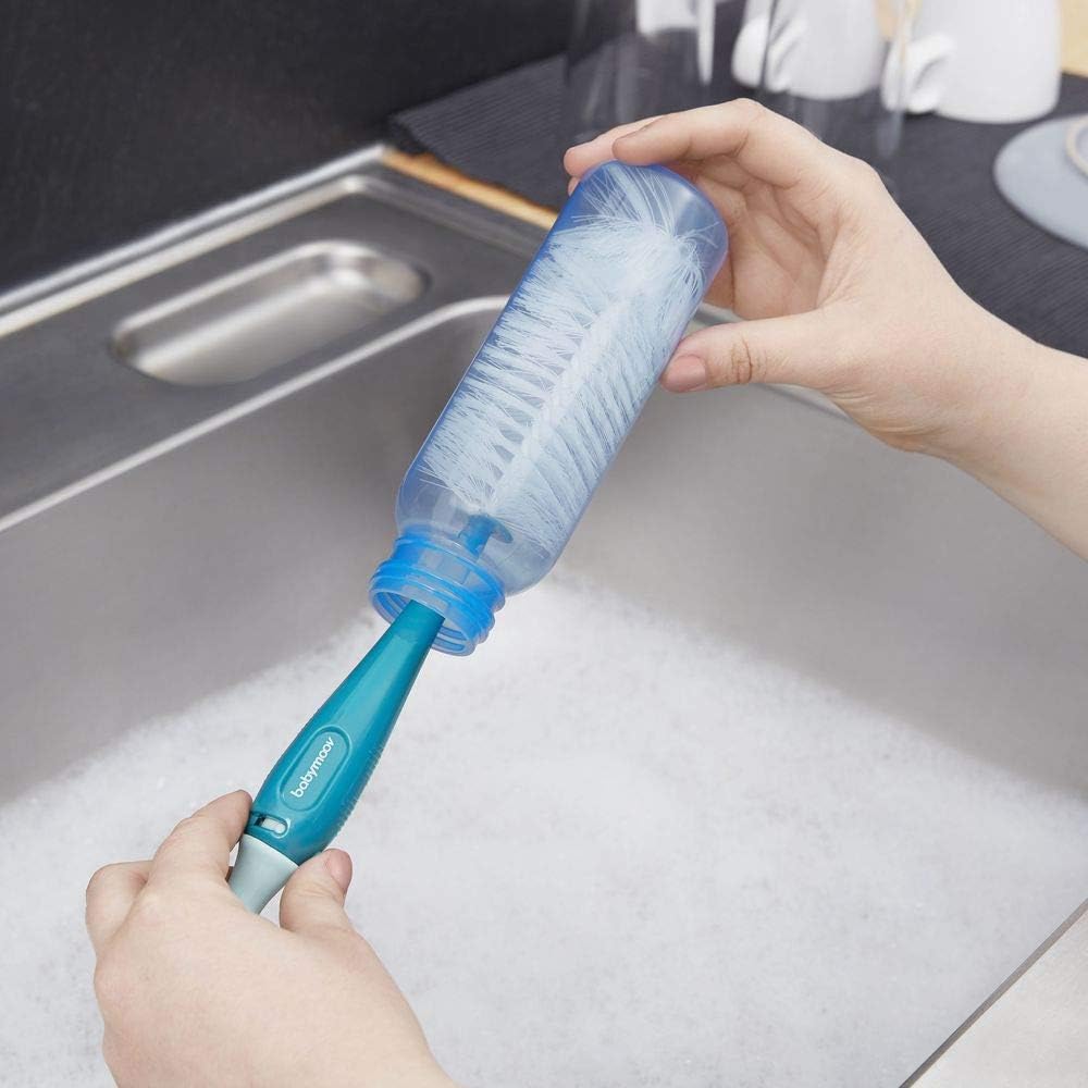 Babymoov 2-in-1 Bottle Cleaning Brush - Blue