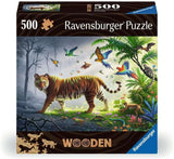 Ravensburger Jungle Tiger Wooden Puzzle - 500pcs