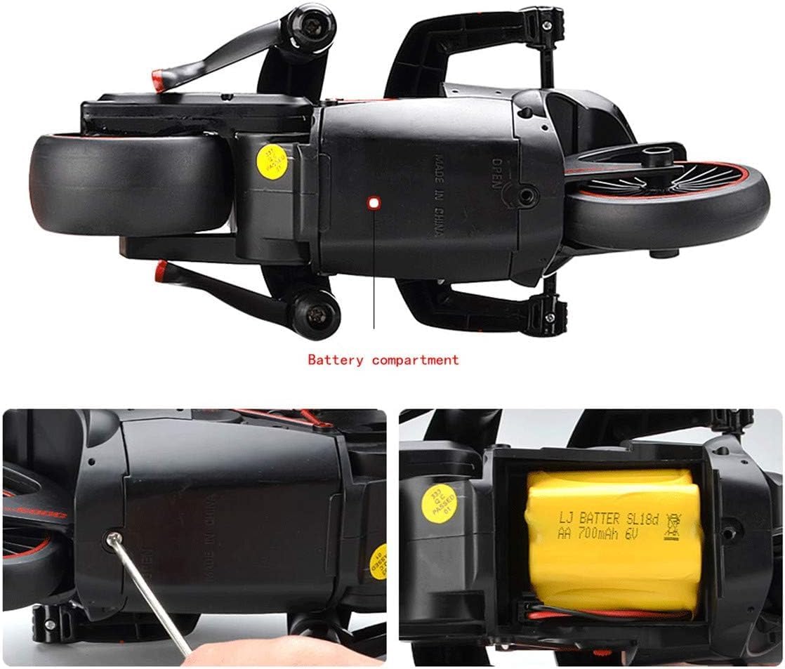 Crazon 2.4G High Speed R/ C Motorcycle - Red/ Green - Laadlee