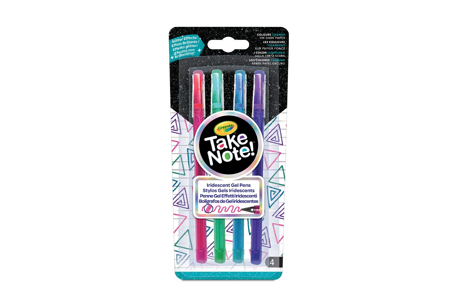Crayola Iridescent Gel Pens - Pack of 4 - Laadlee