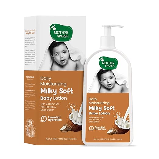 Mother Sparsh Milky Soft Baby Lotion - 400ml - Laadlee